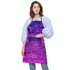 Magenta Waves Flow Series 1 Pocket Apron by DimitriosArt