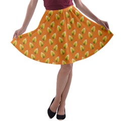 Leafs A-line Skater Skirt by Sparkle