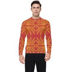 Abstract Pattern Geometric Backgrounds   Men s Long Sleeve Rash Guard by Eskimos