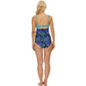 Night Aquarium Knot Front One-Piece Swimsuit View4