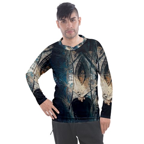 Fractal Men s Pique Long Sleeve Tee by Sparkle