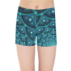 Fractal Kids  Sports Shorts by Sparkle