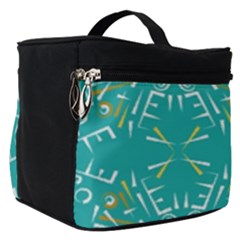 Abstract Pattern Geometric Backgrounds   Make Up Travel Bag (small) by Eskimos