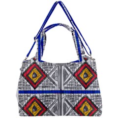 Mixed Center3 Double Compartment Shoulder Bag by MijizaCreations