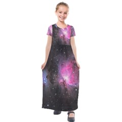 Orion (m42) Kids  Short Sleeve Maxi Dress by idjy