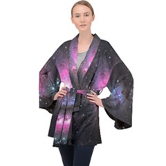 M42 Long Sleeve Velvet Kimono  by idjy