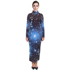 Pleiades (m45) Turtleneck Maxi Dress by idjy