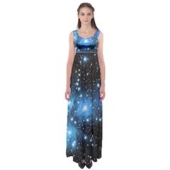 Pleiades (m45) Empire Waist Maxi Dress by idjy