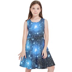 Pleiades (m45) Kids  Skater Dress by idjy