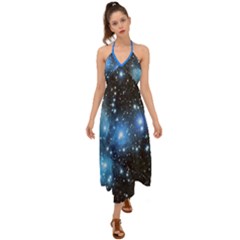 Pleiades (m45) Halter Tie Back Dress  by idjy