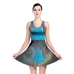 Pacman Nebula (ngc281) Reversible Skater Dress by idjy