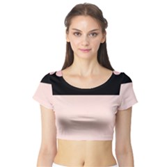 Janet1 Short Sleeve Crop Top by Janetaudreywilson