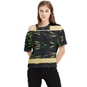 Janet s Dashiki One Shoulder Cut Out Tee View1