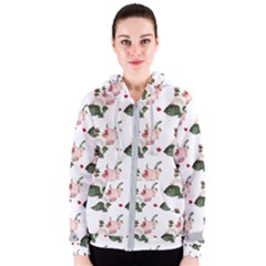 Love Spring Floral Women s Zipper Hoodie by Janetaudreywilson