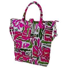 Blossom Buckle Top Tote Bag by MijizaCreations