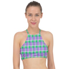 Checks Racer Front Bikini Top by Sparkle