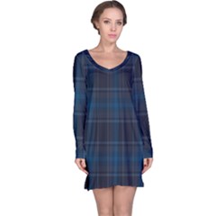 Checks Long Sleeve Nightdress by Sparkle