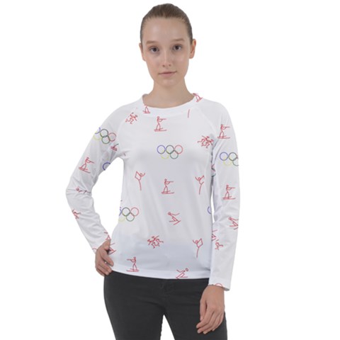 Types Of Sports Women s Long Sleeve Raglan Tee by UniqueThings