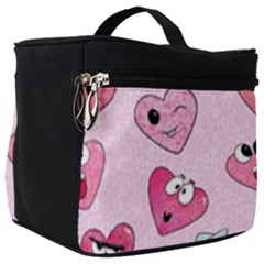 Emoji Heart Make Up Travel Bag (big) by SychEva