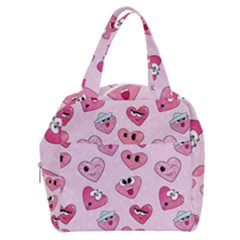 Emoji Heart Boxy Hand Bag by SychEva