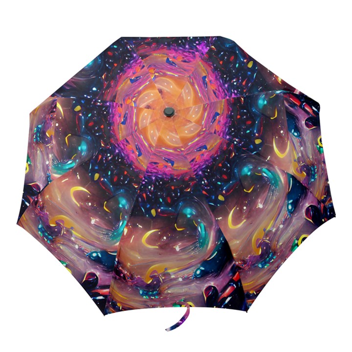 Galaxy glass Folding Umbrellas