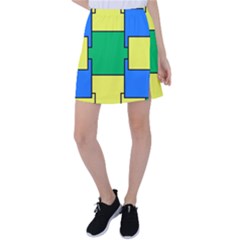 Abstract Pattern Geometric Backgrounds   Tennis Skirt by Eskimos