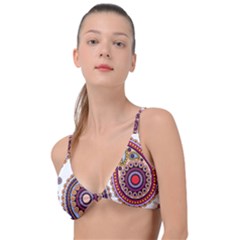 Paisley Pattern Knot Up Bikini Top by befabulous