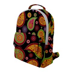 Paisley Pattern Design Flap Pocket Backpack (large) by befabulous