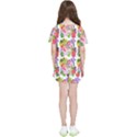 Flowers Pattern Kids  Tee and Sports Shorts Set View2