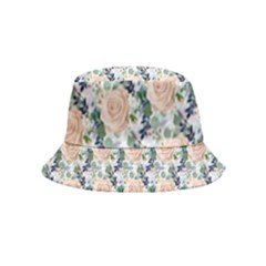 Flowers Pattern Inside Out Bucket Hat (kids) by Sparkle