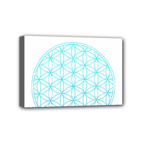 Flower Of Life  Mini Canvas 6  X 4  (stretched) by tony4urban