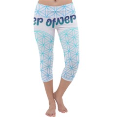 Flower Of Life  Capri Yoga Leggings by tony4urban