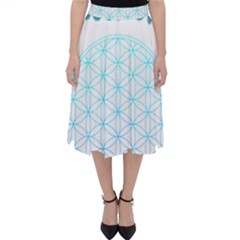 Flower Of Life  Classic Midi Skirt by tony4urban