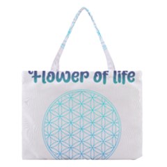 Flower Of Life  Medium Tote Bag by tony4urban