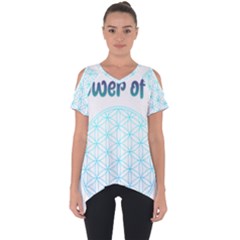 Flower Of Life  Cut Out Side Drop Tee by tony4urban