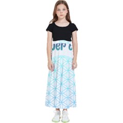 Flower Of Life  Kids  Flared Maxi Skirt by tony4urban