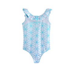 Flower Of Life  Kids  Frill Swimsuit by tony4urban