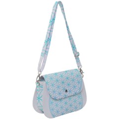 Flower Of Life  Saddle Handbag by tony4urban