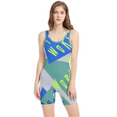 Abstract Pattern Geometric Backgrounds   Women s Wrestling Singlet by Eskimos