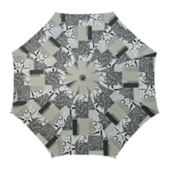 Abstract Pattern Golf Umbrellas by Sparkle