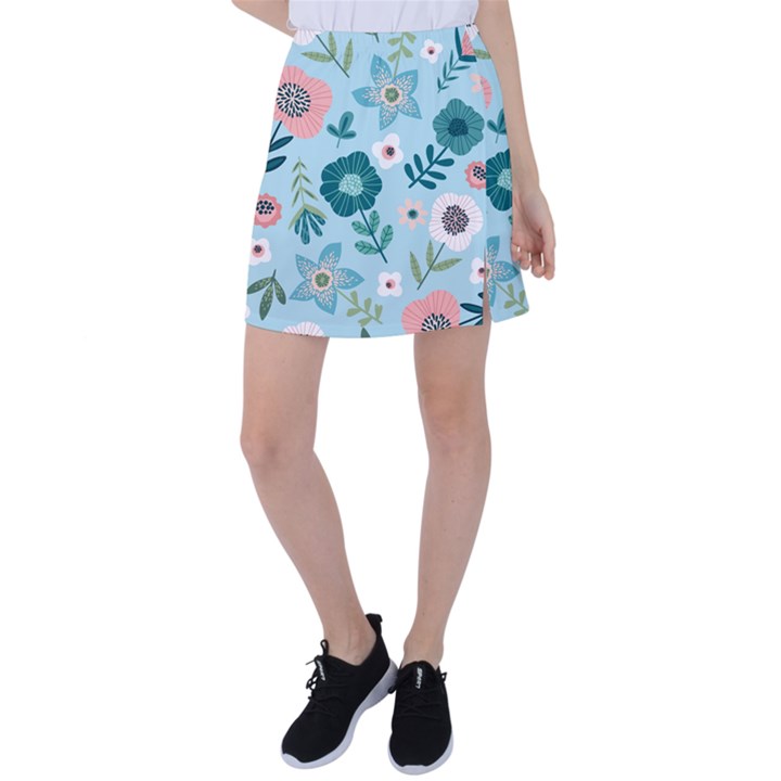 Flower Tennis Skirt