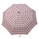 Fern Pattern 2 Pink Folding Umbrellas View1