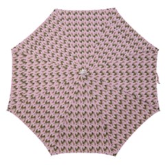 Fern Pattern 2 Pink Straight Umbrellas by violetheavensky