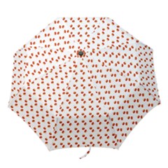 Kawaii Pumpkin Patt White Folding Umbrellas by violetheavensky