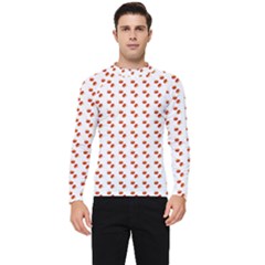 Kawaii Pumpkin Patt White Men s Long Sleeve Rash Guard by violetheavensky