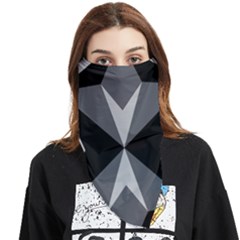 Abstract Pattern Geometric Backgrounds   Face Covering Bandana (triangle) by Eskimos