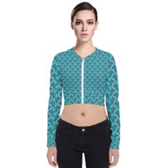 Digital Illusion Long Sleeve Zip Up Bomber Jacket by Sparkle