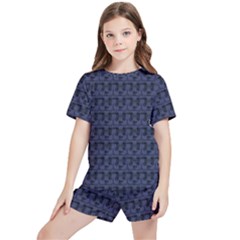 Fu Manchu Kids  Tee And Sports Shorts Set by Sparkle