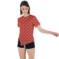 Funhouse Of Mirrors Asymmetrical Short Sleeve Sports Tee by Sparkle