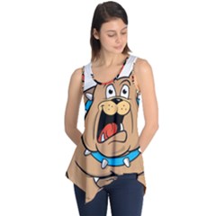 Bulldog-cartoon-illustration-11650862 Sleeveless Tunic by jellybeansanddinosaurs